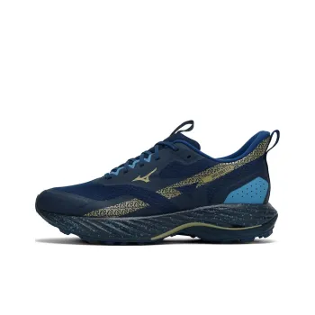 Mizuno Wave Rider TT 2 Shock Absorbers With Slip Resistant Features Low Top Running Shoes Men's Dark Blue