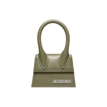 Jacquemus Cow Leather Shoulder Bag Crossbody Bag Handbag Mini Women's Khaki
