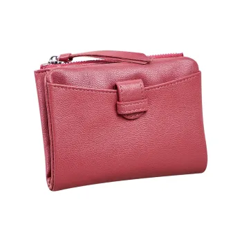 DIFENISE Top Grain Sheepskin Wallet Small Size Unisex Multicolor