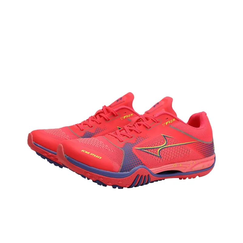 HEALTH Anti Slip Wear Resistant Low Top Full Length Carbon Plate Training Running Shoes Unisex Red-2
