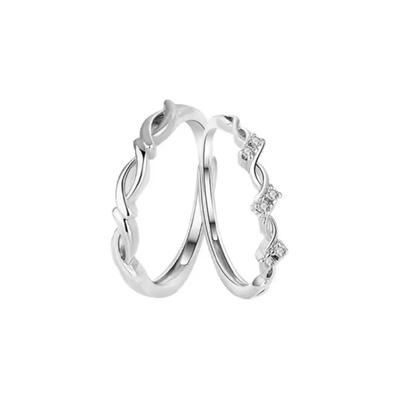 J&KINGLAY S925 Silver Rings Women's-0