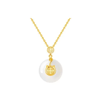 FUSSEM Chalcedony Necklaces Unisex