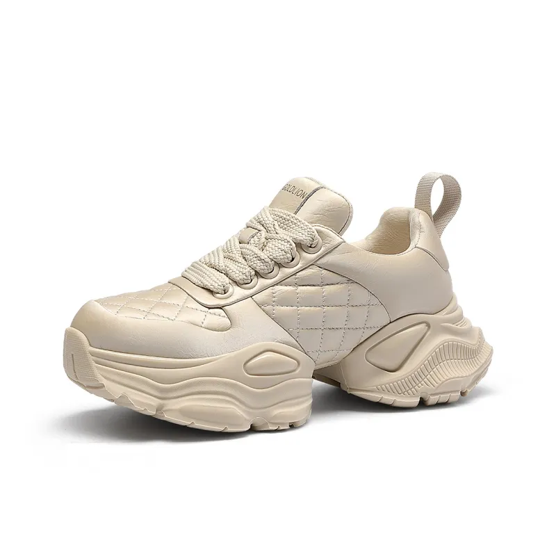GOLDLION Slip Resistant Cushioning Low Top Chunky Sneakers Women's-6