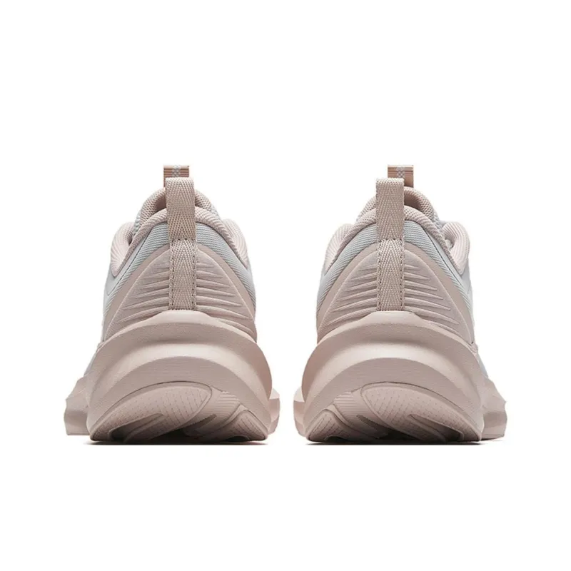 Anta Suburban Anti Slip Wear Resistant Low Top Casual Running Shoes Women's White Pink-3