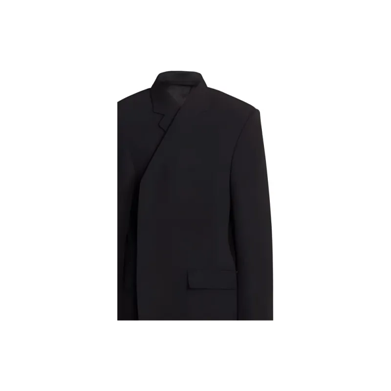 Balenciaga Business Suits Coats Men's Black-3