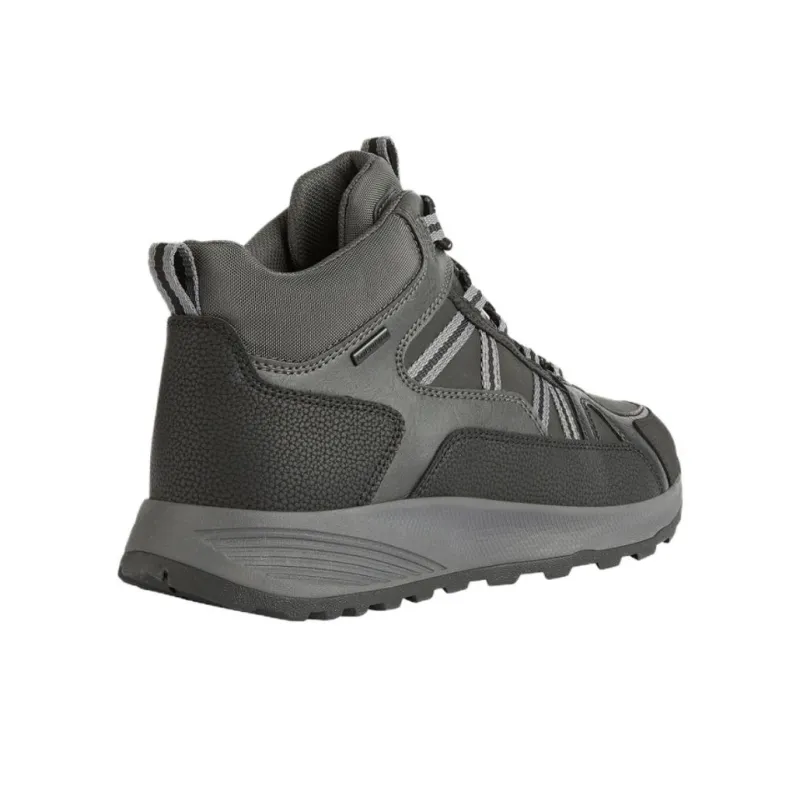 GEOX Terrestre Ab Anti-Slip Wear-Resistant Mid-Top Casual Shoes Men's Black-3