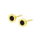 [1 Pair]18K Gold Stud Earrings (Approx. 0.4g)+Box