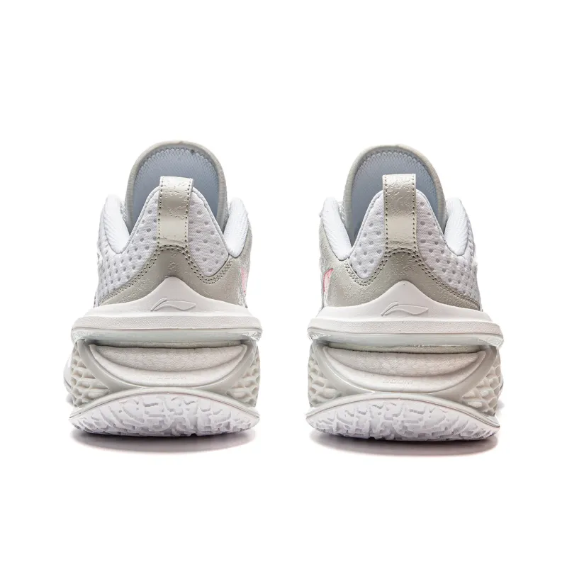 LiNing Air Raid 11 Cushioned Slip Resistant Lightweight Low Top Performance Basketball Shoes Men's White Gray-5