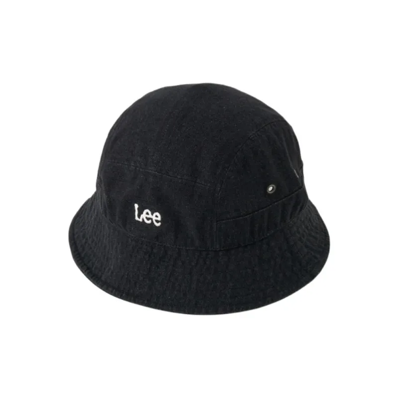 Lee Cotton Bucket Hats Unisex Black-0