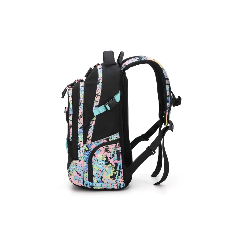 HELLO DRAGON Nylon Backpack Laptop Bag Students Backpack Regular Unisex Multicolor-2