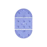 Blue 62cm*102cm[Track Patchwork Magnetic Therapy Version]Exclusive Personalized Ultra-Slow Treadmill