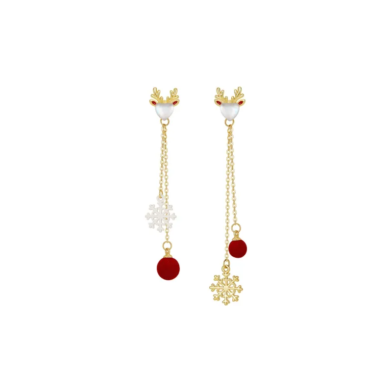 MCK 925 Silver Needles Earrings Women's-0
