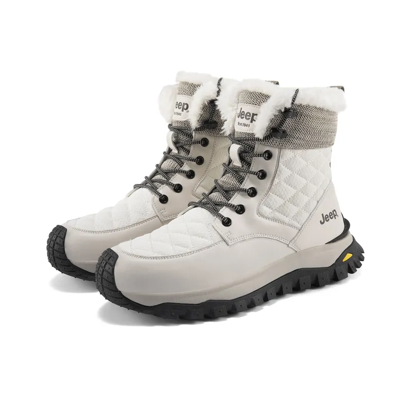Jeep Warm Slip-Resistant Short Snow Boots Men's-1