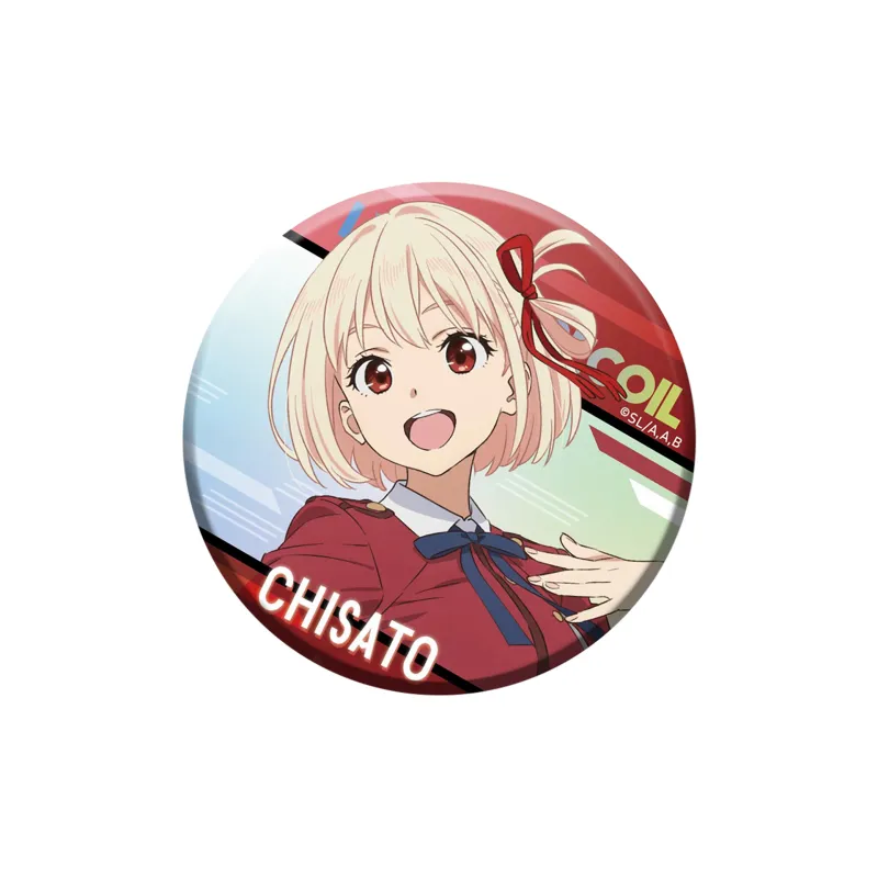 CHAOKEWAN Lycoris Recoil Paulownia Thousand Twigs Takina Inoue Laser Double Flash Badge Badges-5