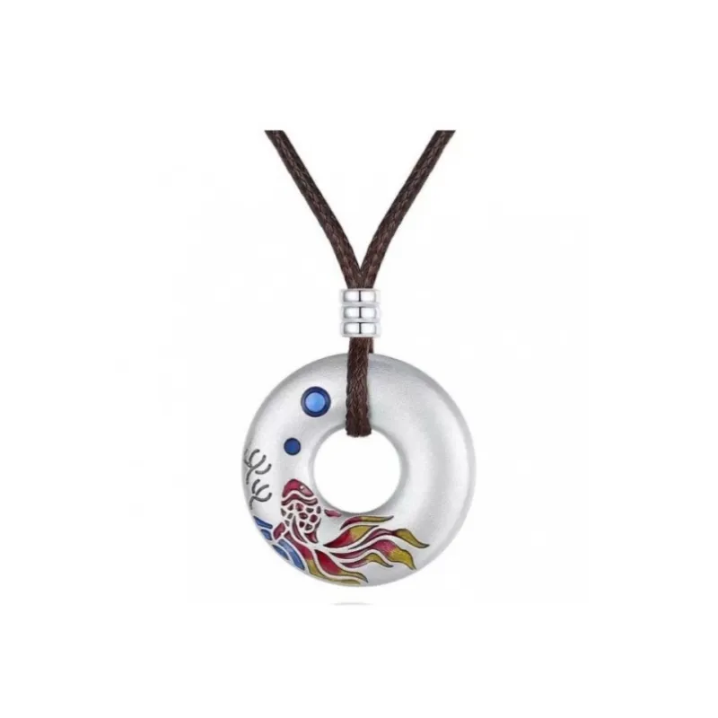NSAOT 999 Fine Silver Foot Silver Pendants Unisex-0