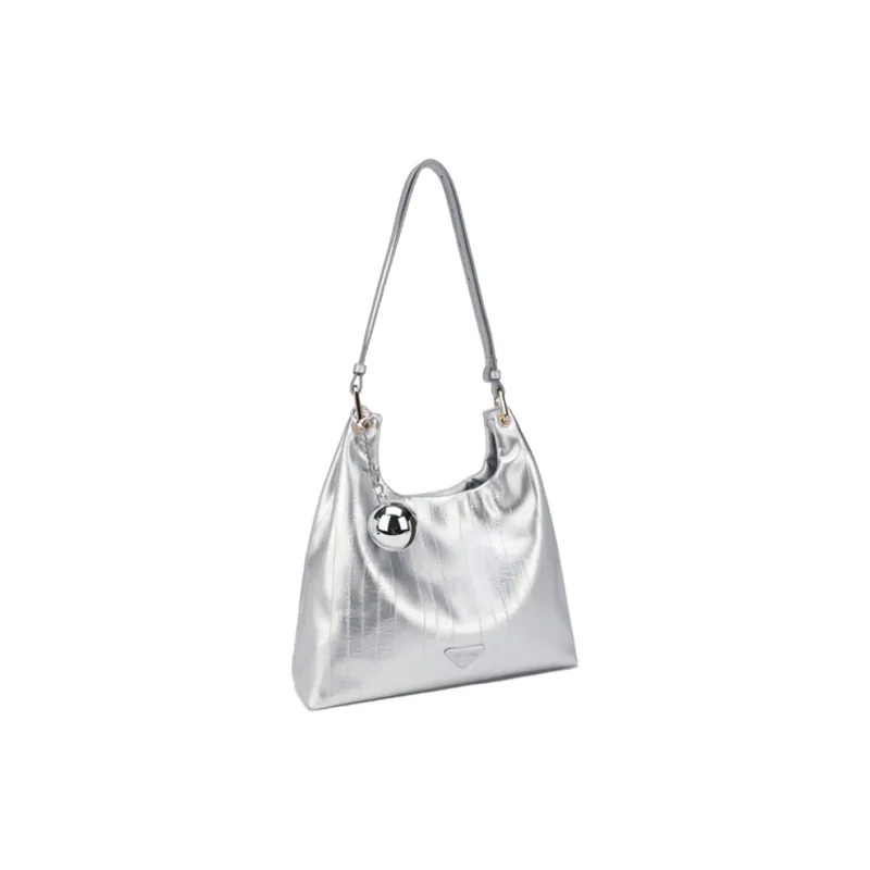 GELANNI PU Shoulder Bag Regular Women's Silver-1