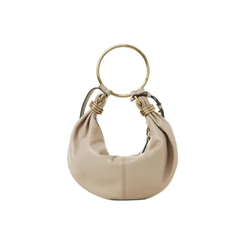 Chloe Calfskin Handbag Small Size Women's Brown