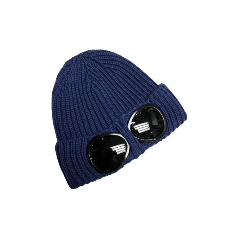 C.P.Company Goggle Detailed Turn Up Hem Beanie-4