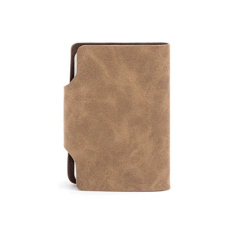 MashaLanti Microfiber Document Wallet Card Holders Regular Men's Coffee-4