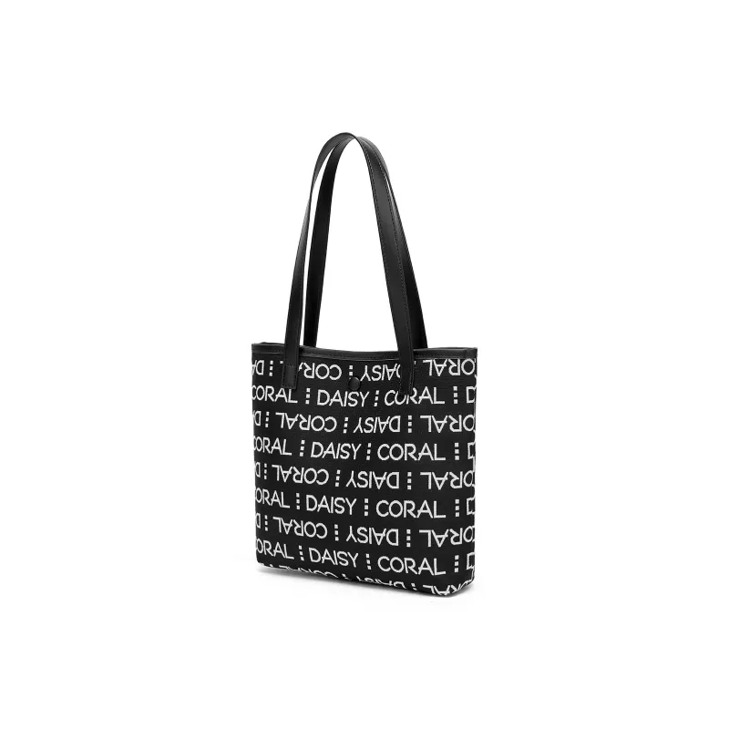 CORALDAISY Fabric Shoulder Bags Handbags Regular Women's Mousse Black/Harbor Blue-1