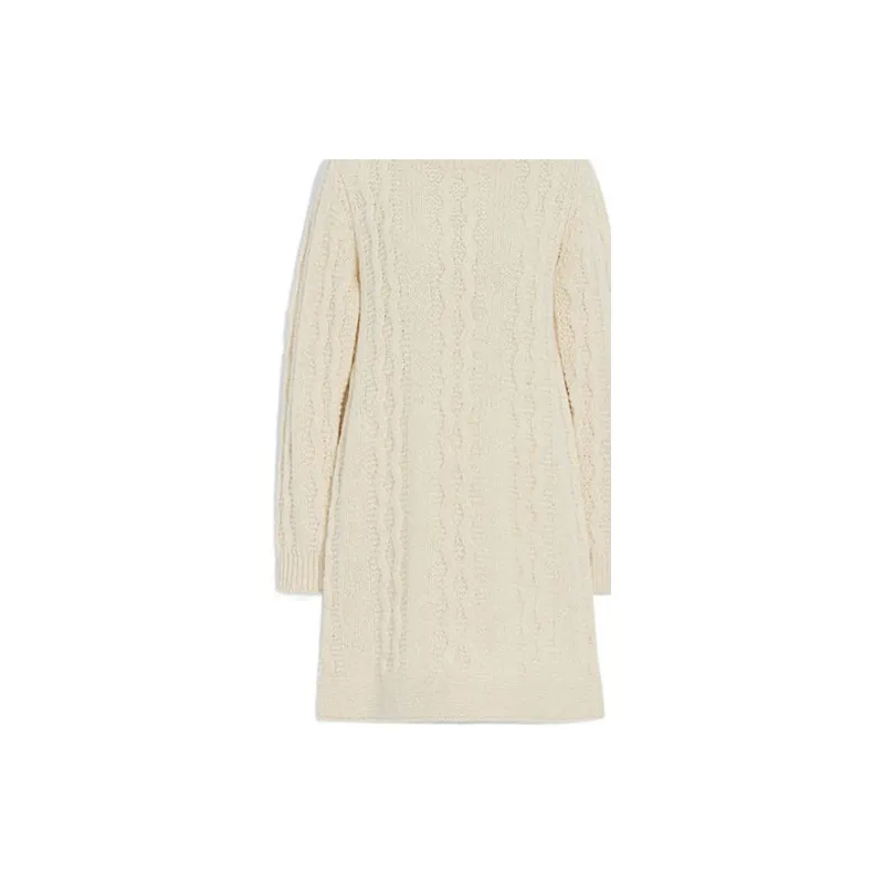 COACH FW22 Long Sleeved Dresses Women's Beige Yellow-3