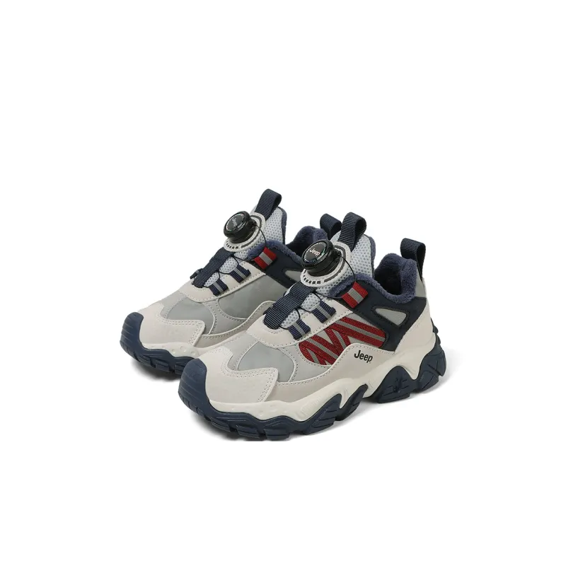 Jeep Slip Resistant Anti Kick Abrasion Resistant Thermal Mid Top Kids Lifestyle Shoes Kids'-4