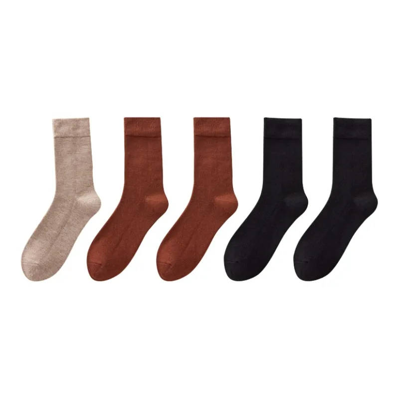 MIIOW Mid Calf Socks Women's 5 Pack-10