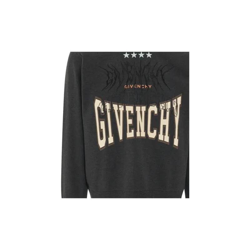 Givenchy Sweatshirts Men Charcoal Gray-6