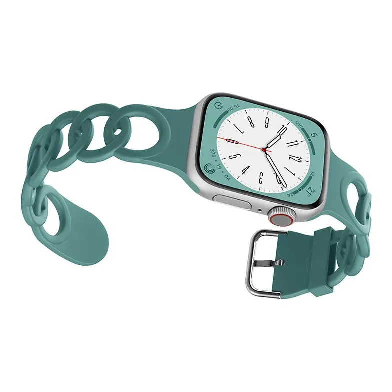 ZHENGGUANG Watch Band Apple Compatibility 38 49mm Silicone Material-13