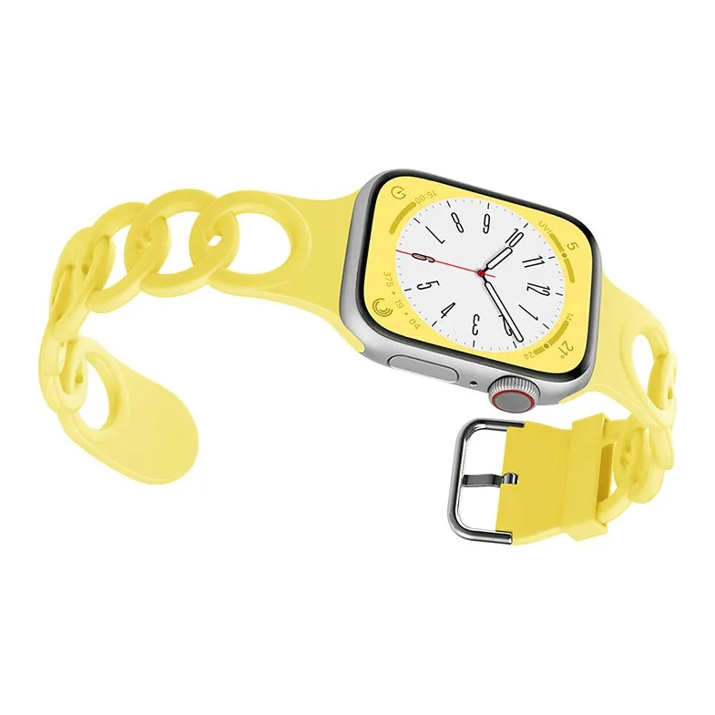 ZHENGGUANG Watch Band Apple Compatibility 38 49mm Silicone Material-43