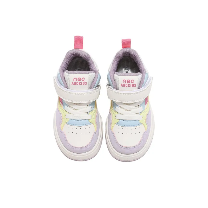 ABC KIDS Slip Resistant Lightweight Cushioning Warm Kids Lifestyle Shoes Beige Purple Kids'-5