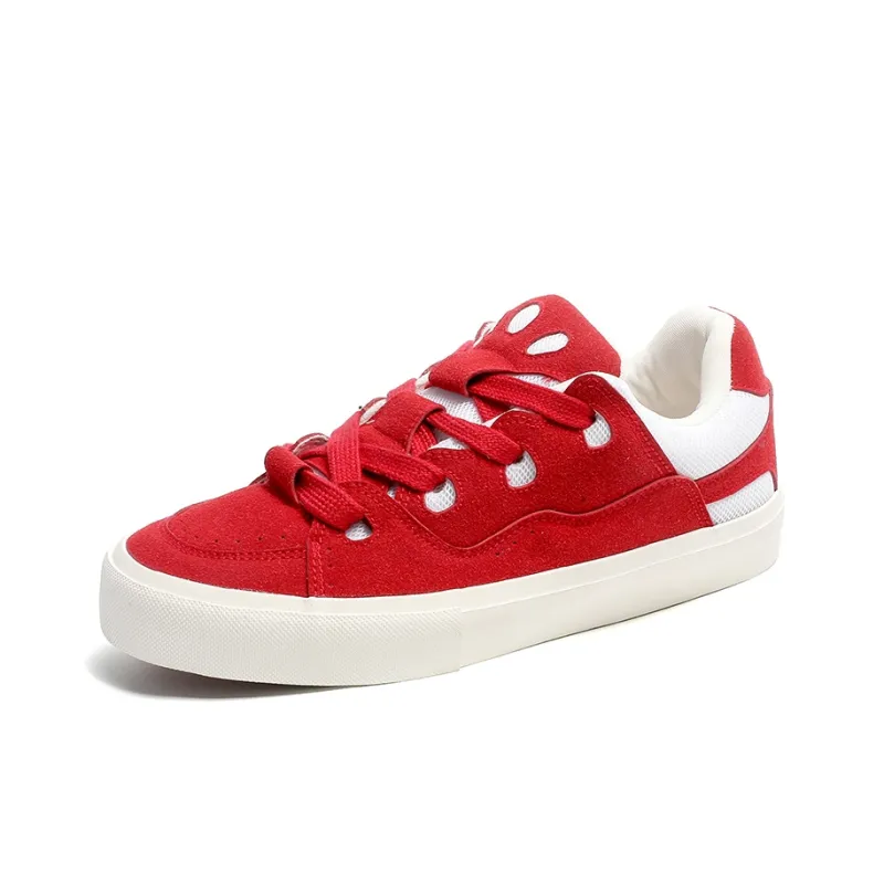 Wooden Rabbit Abrasion Resistant Slip Resistant Low Top Skateboard Shoes Unisex-19