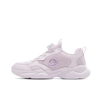PEAK Anti Slip Wear Resistant Low Top Kids Lifestyle Shoes Light Purple Teenagers