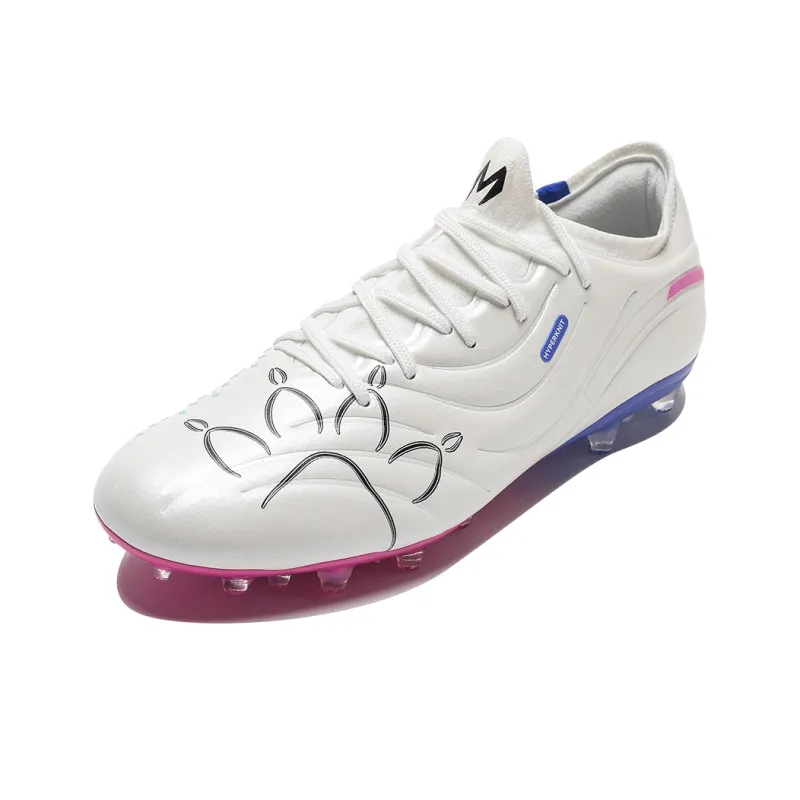 KELME MG Rubber Short Studs Cushioned Wear Resistant Slip Resistant Soccer Shoes White Master 2.0-2