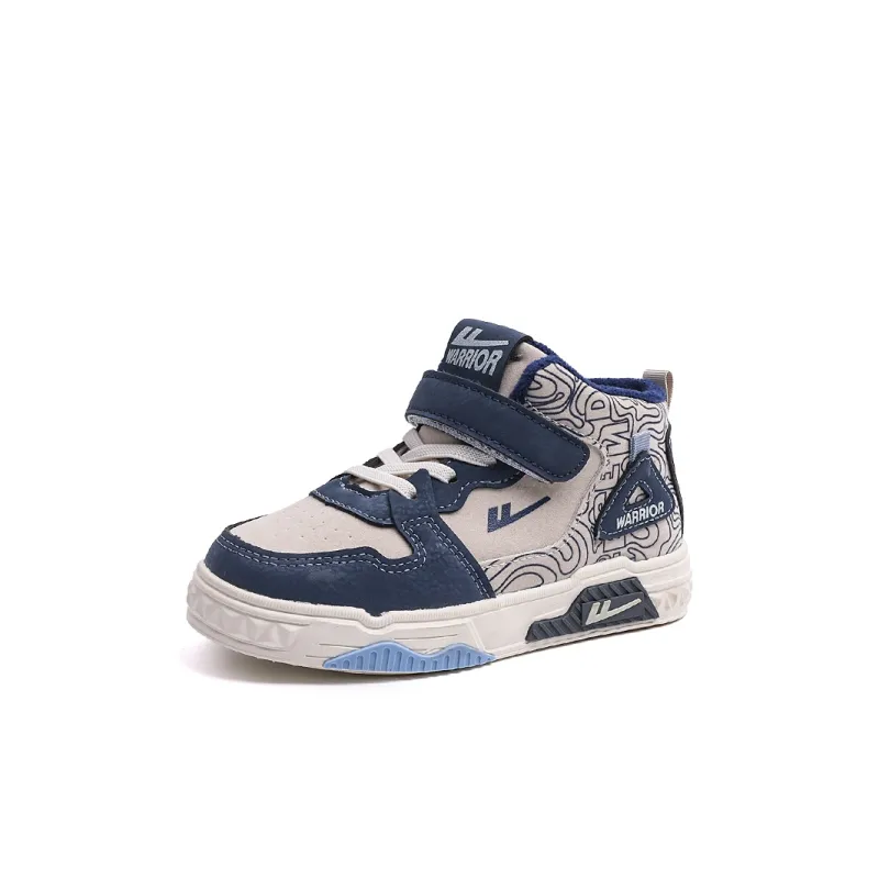 Warrior Durable Warm Mid Top Kids' Skateboarding Shoes Kids'-6