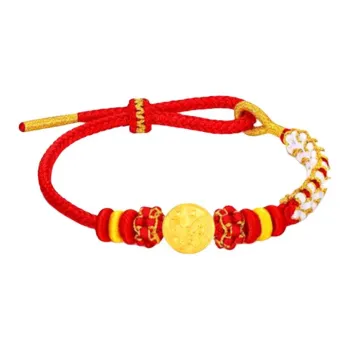 Lao Feng Xiang Gold Bracelet Women's