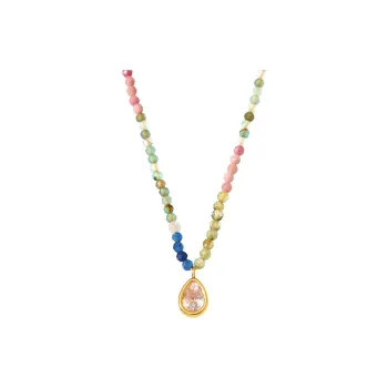 Heart Grass Alloy Necklaces Women's