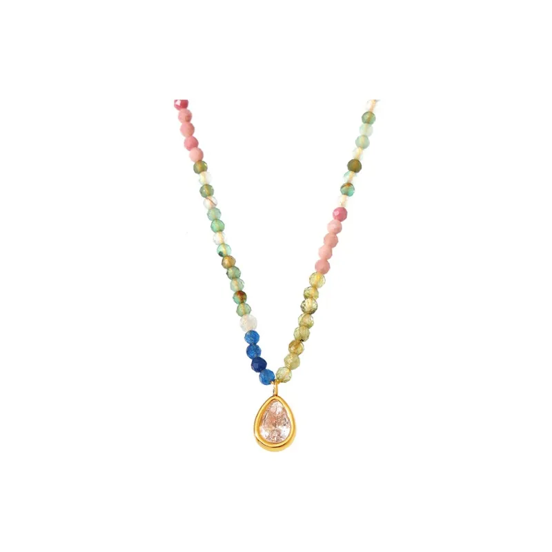 Heart Grass Alloy Necklaces Women's-0