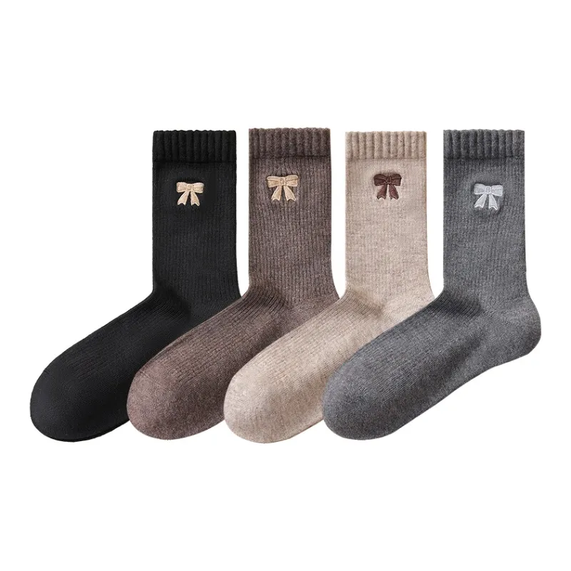 Temooues Mid Calf Socks Women's Combo Set-10