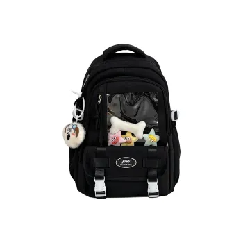 Kaka Tree Nylon Backpack Ita Bag Backpack Large Size Unisex Black/White/Blue/Yellow/Green
