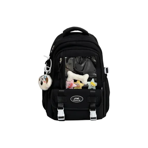 Kaka Tree Nylon Backpack Ita Bag Backpack Large Size Unisex Black/White/Blue/Yellow/Green