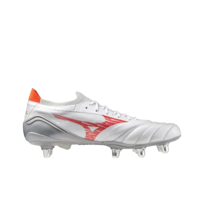 Mizuno Morelia Neo 4 Anti Slip Wear Resistant Soccer Shoes Unisex White-1