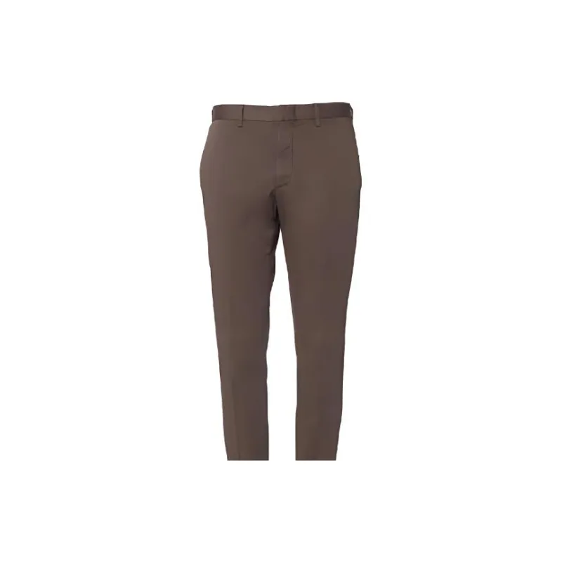 Zzegna SS23 Casual Pants Men's Brown-1