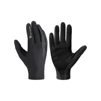 WEST BIKING Cycling Glove Unisex Polyester Elastane Black