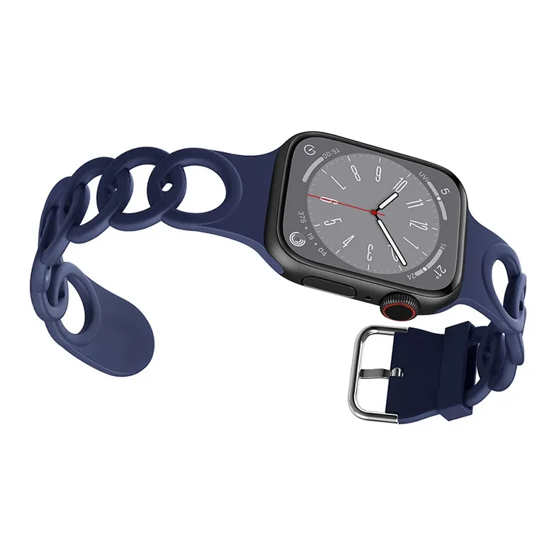 ZHENGGUANG Watch Band Apple Compatibility 38 49mm Silicone Material-10