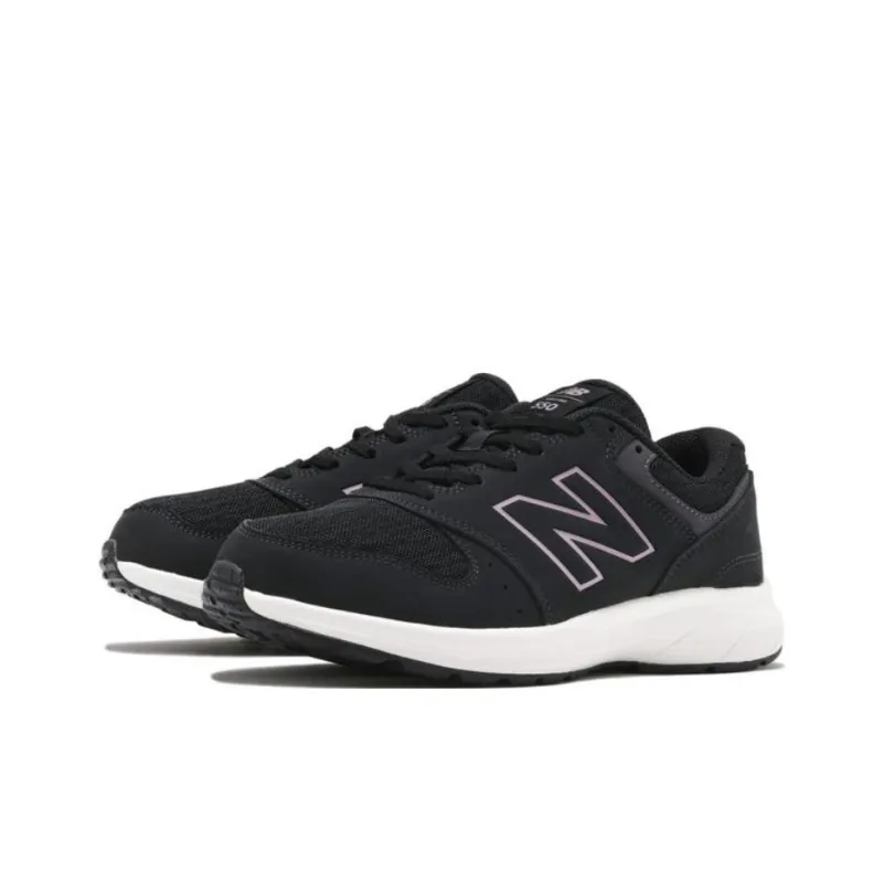 New Balance 550 Anti Slip Wear Resistant Low Top Casual Shoes Women's Black-2