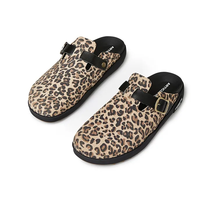 ARTICLE NO. Abrasion Resistant Wrap toe Slippers Unisex Leopard-2