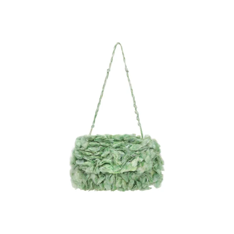 DRIES VAN NOTEN Fabric Portable Crossbody Bag Shoulder Bag Women's Green-0