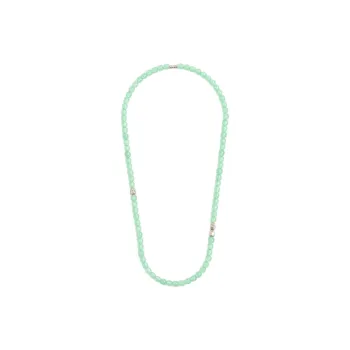 ZARA Acrylic Necklaces Men's Light Green