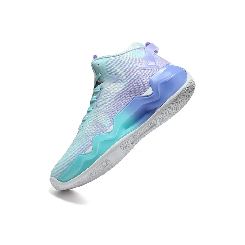 JSWEI Cushioned Slip-Resistant Abrasion-Resistant High-Top Basketball Shoes Men's-2